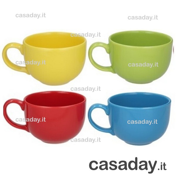 TAZZA LATTE COLORATA 38CL 